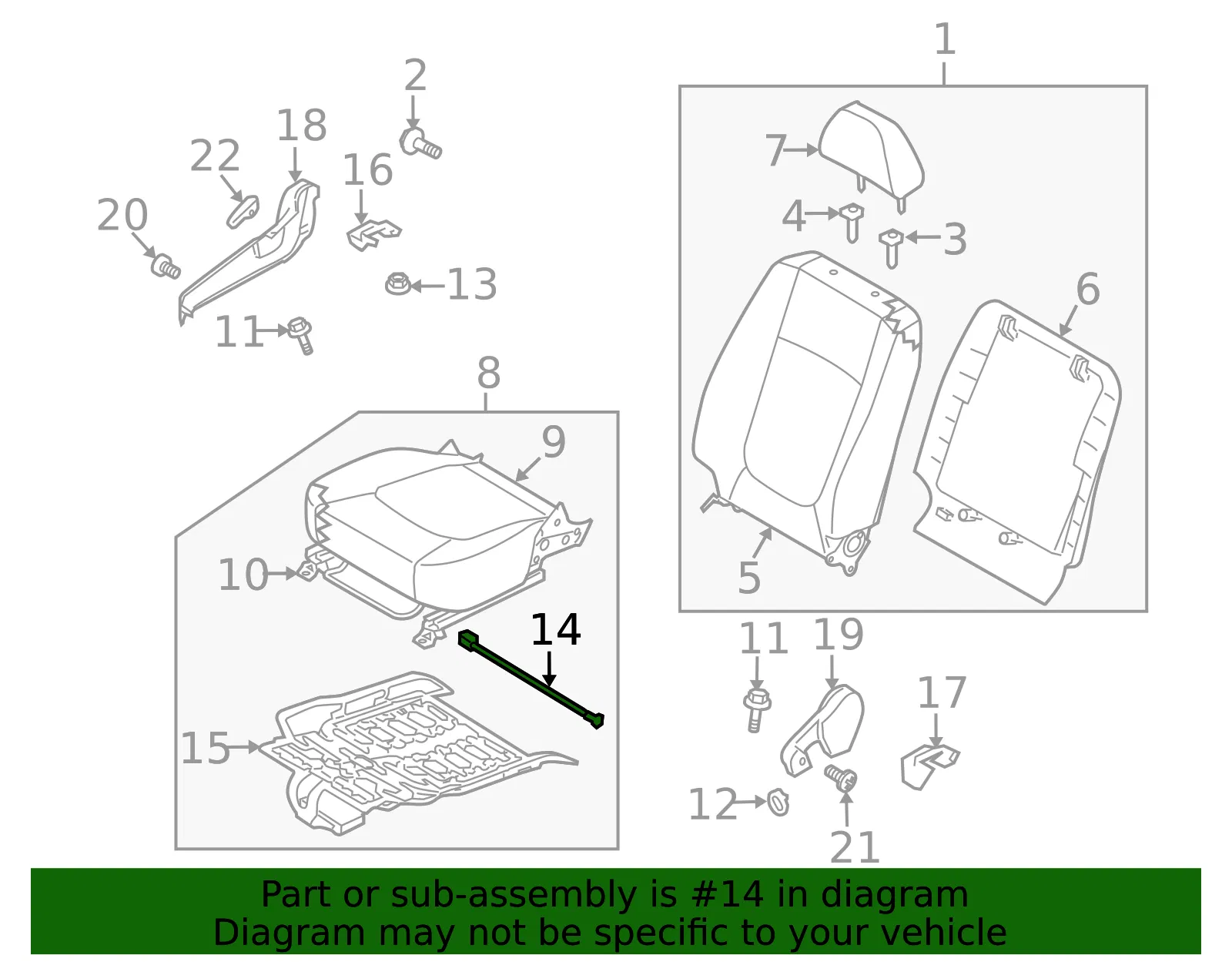 Sensor - Passenger Side (RH) - Kia (88983-2F500) - view 2