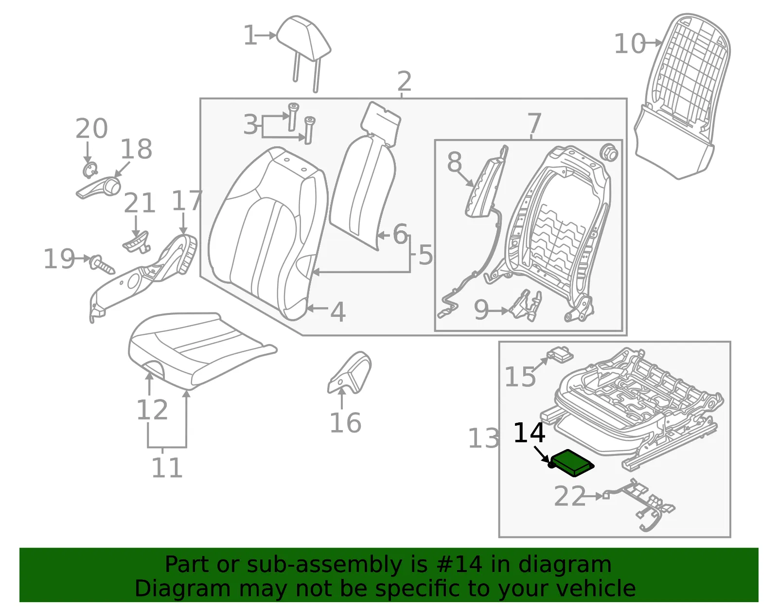 Control Module - Kia (88B70-L2TD0) - view 2