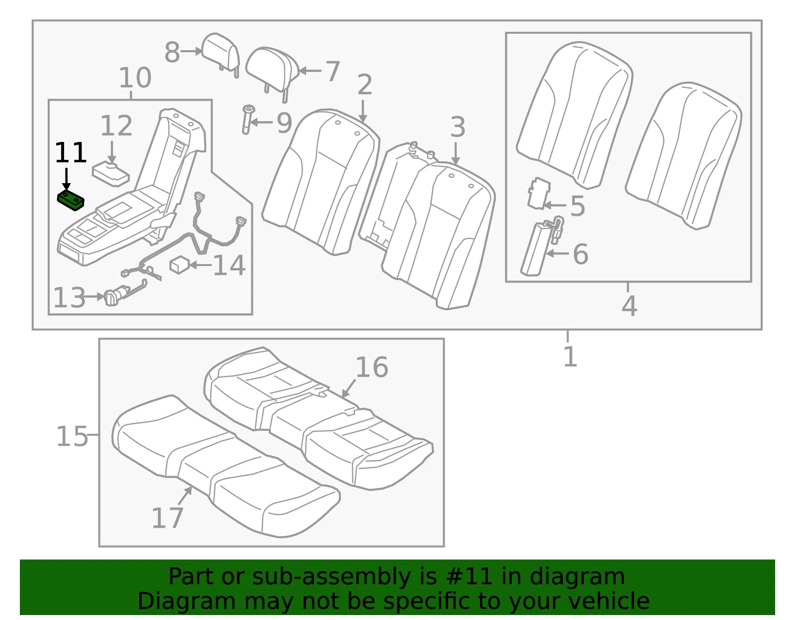 Multi Switch - Kia (89090-J6030) - view 2