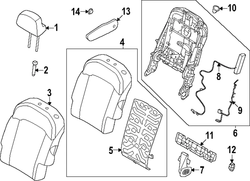 Seat Switch - Kia (89446-DO000DFS)