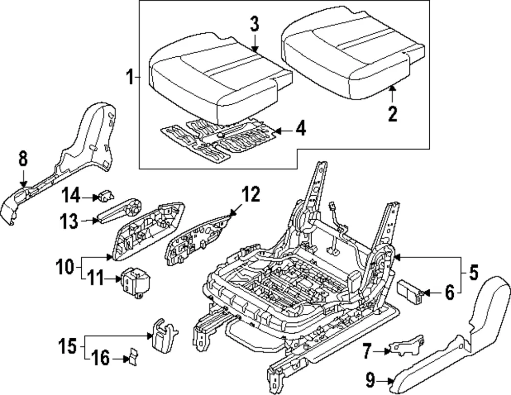 Seat Heater Control Module - Kia (89B95-P2AA0)