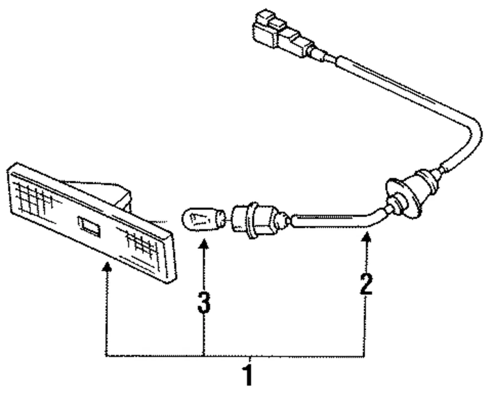 Side Marker Lamp - Mazda (8bb151560)