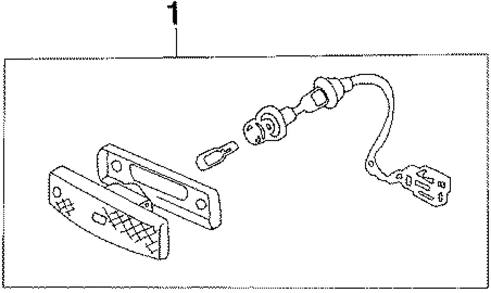Marker Lamp Assembly - Mazda (8bf151550)