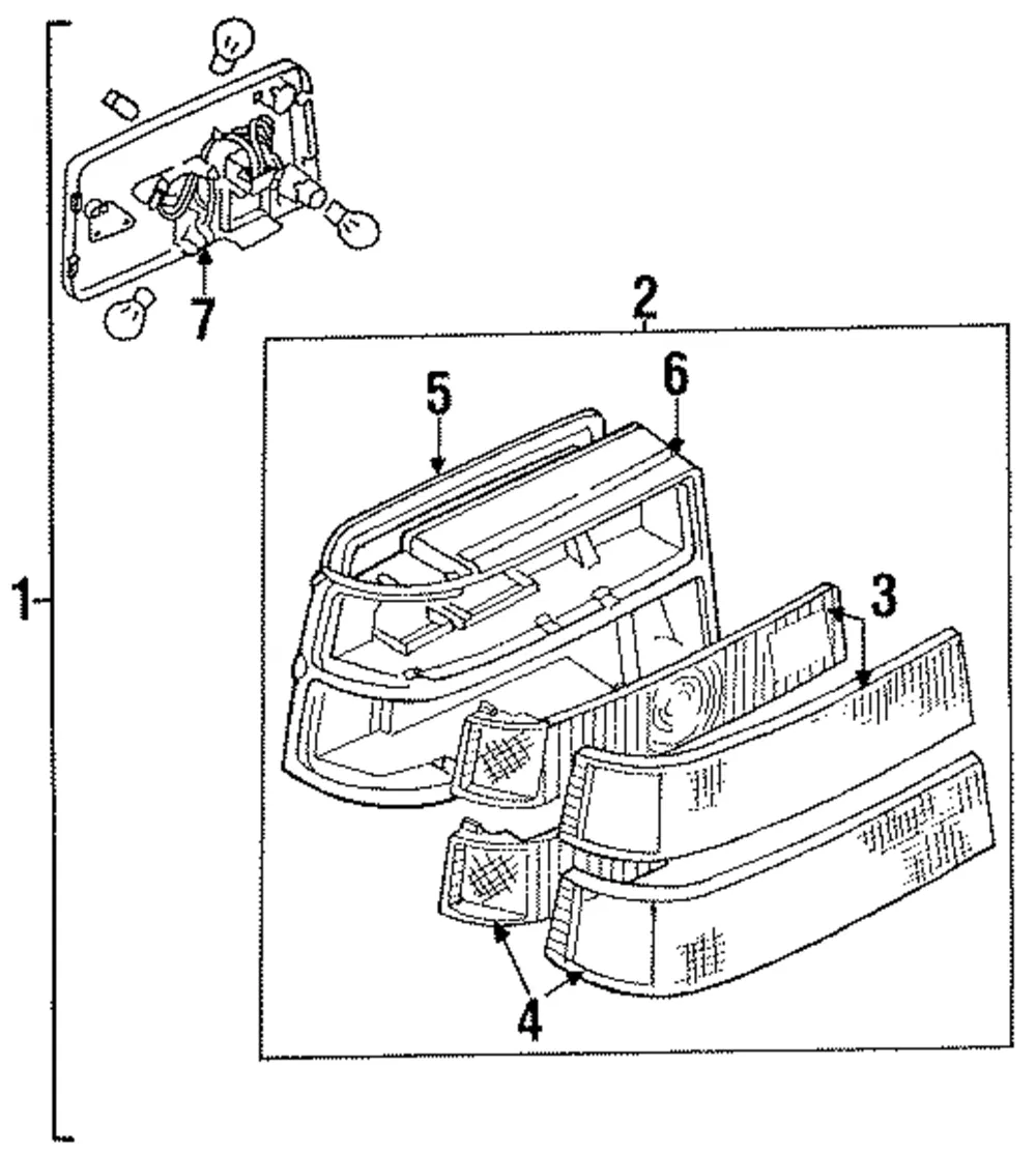 Combo Lamp Assembly - Mazda (8bgc51160)