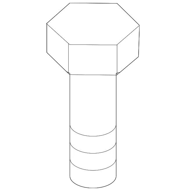 Battery Tray Bolt - Mazda (9078-60-616)