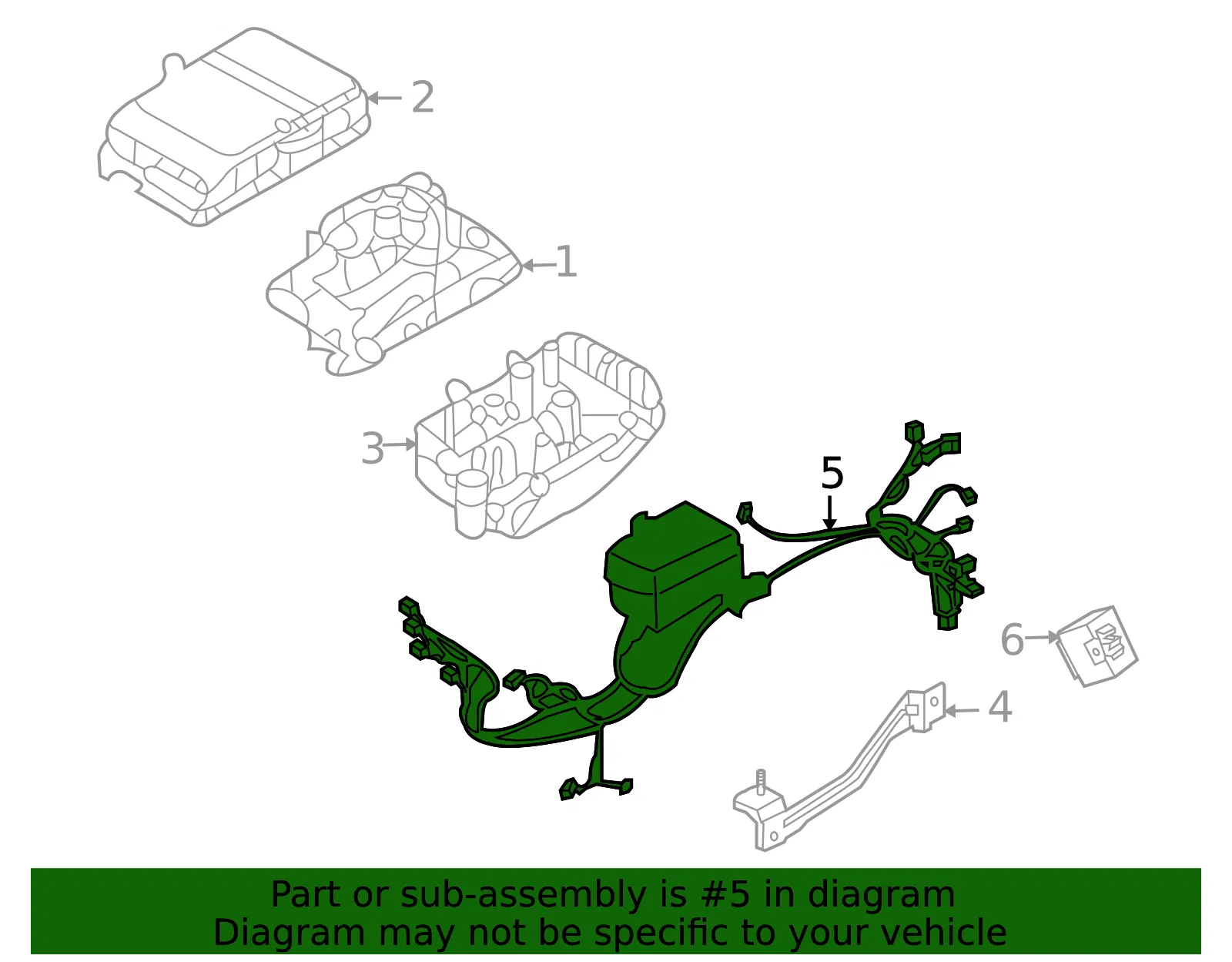 Engine Harness - Kia (91200-2G710) - view 2