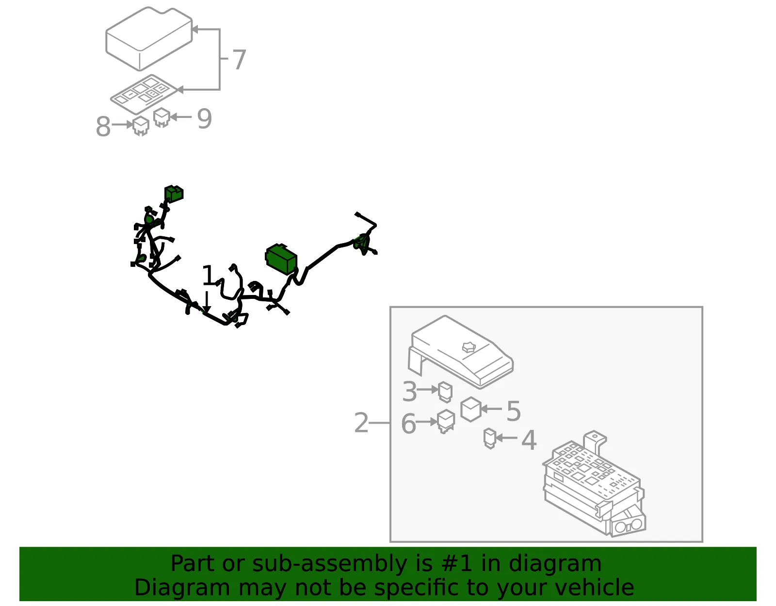 Engine Harness - Kia (91200-3F420) - view 2