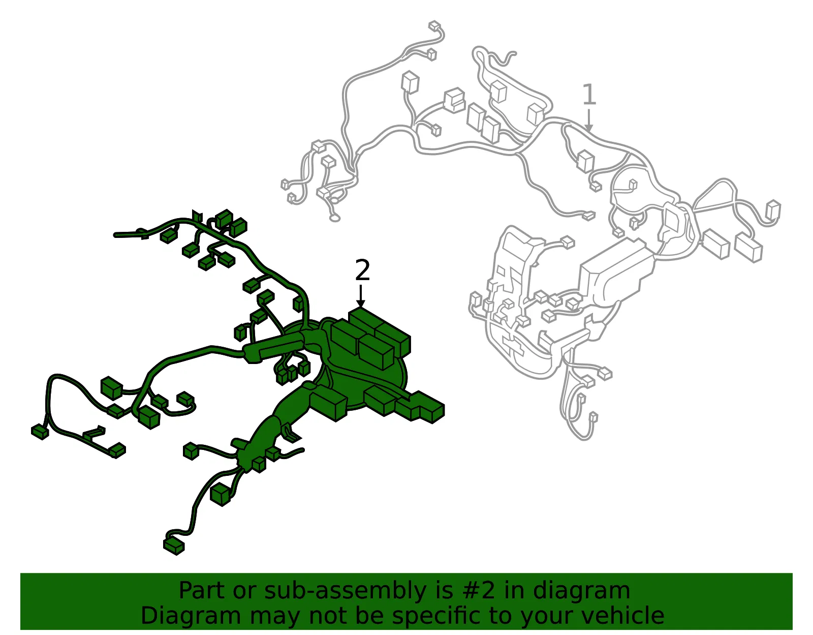 Engine Harness - Kia (91202-CV080) - view 2