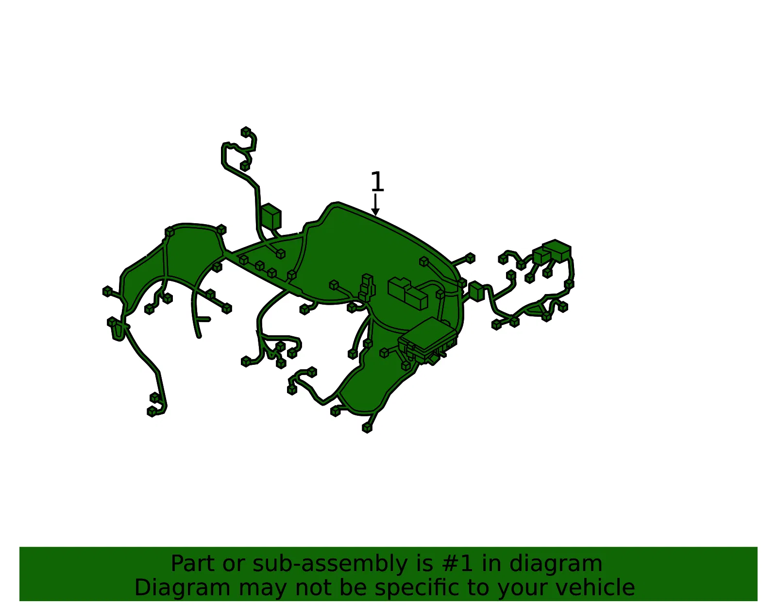 Engine Harness - Kia (91239-1W190) - view 2