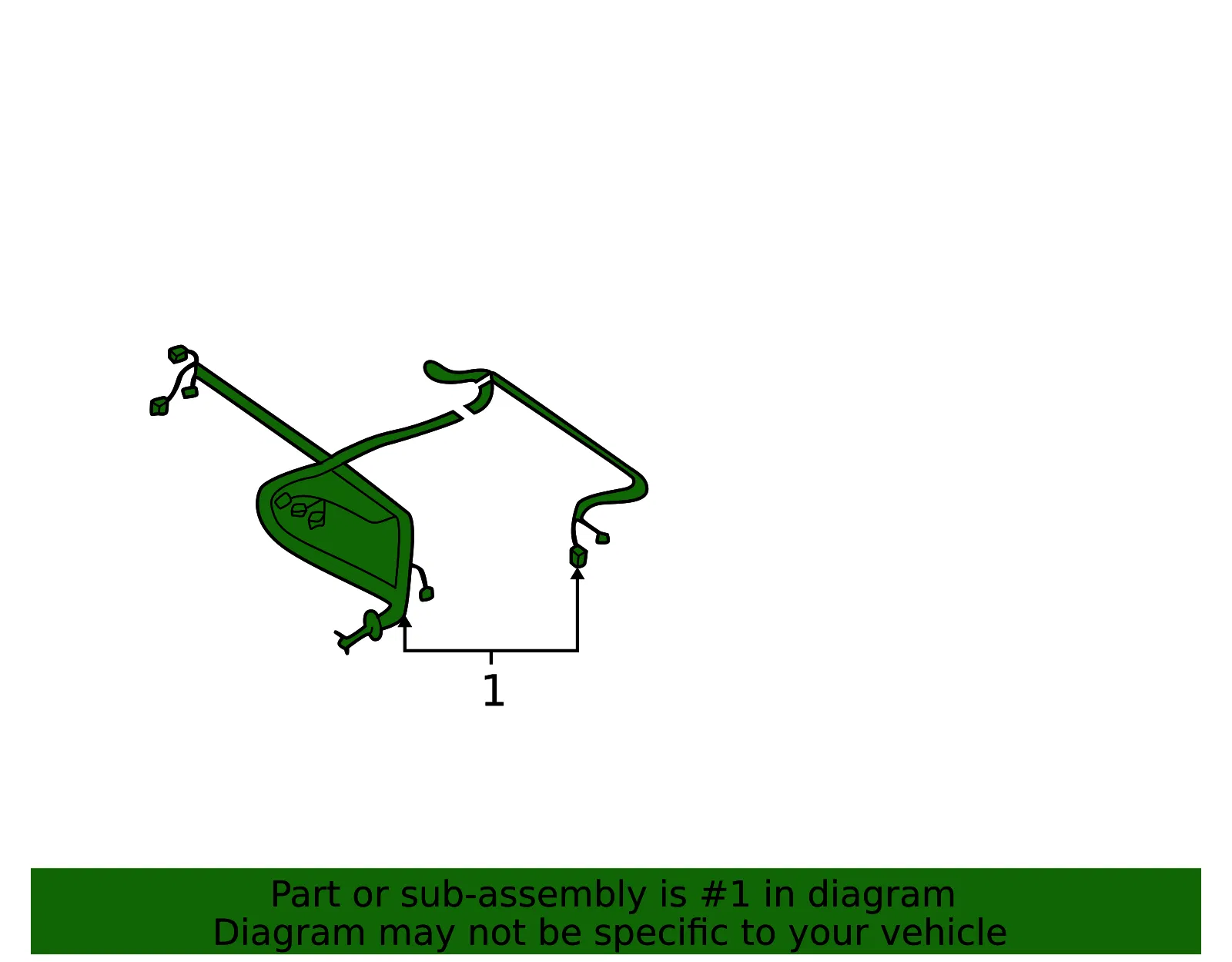 Wire Harness - Kia (91240-FD030) - view 2