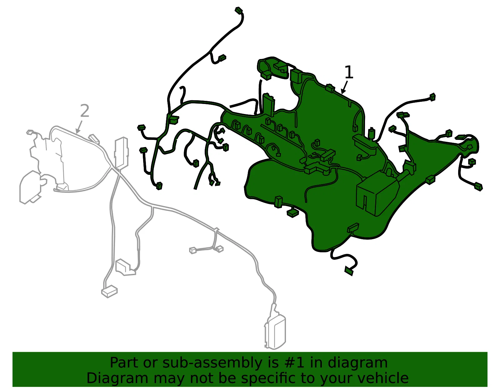 Engine Harness - Kia (91415-3W032) - view 2