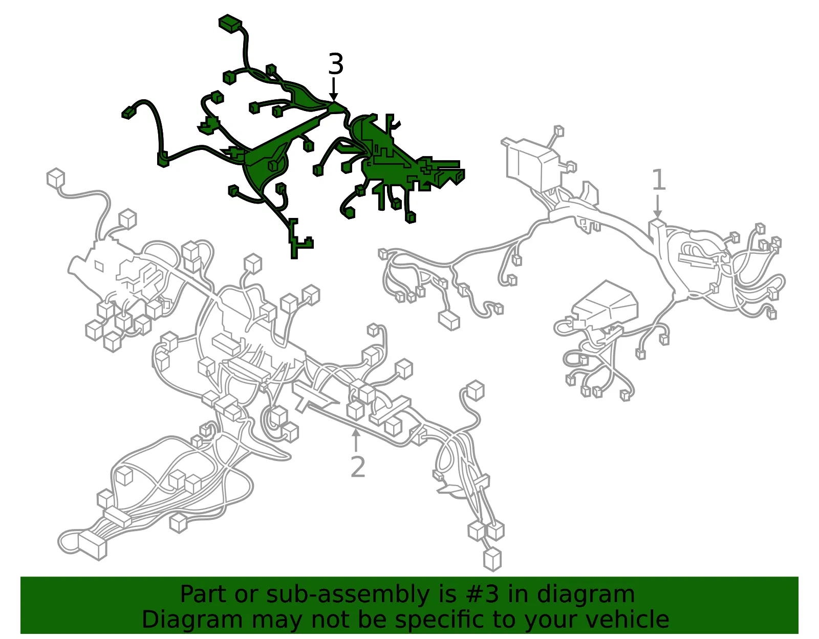 Engine Harness - Kia (91445-3T020) - view 2