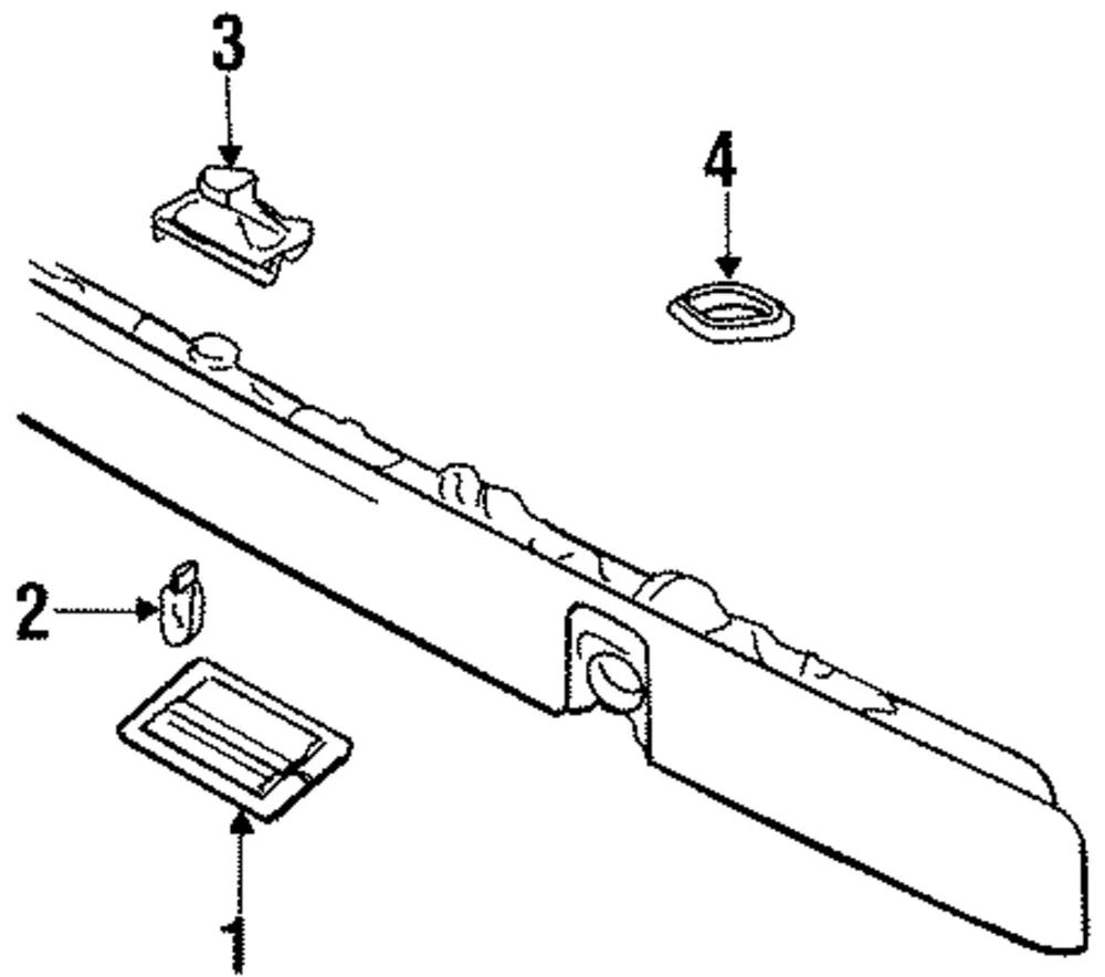 License Plate Light Assembly - Volvo (9152437)