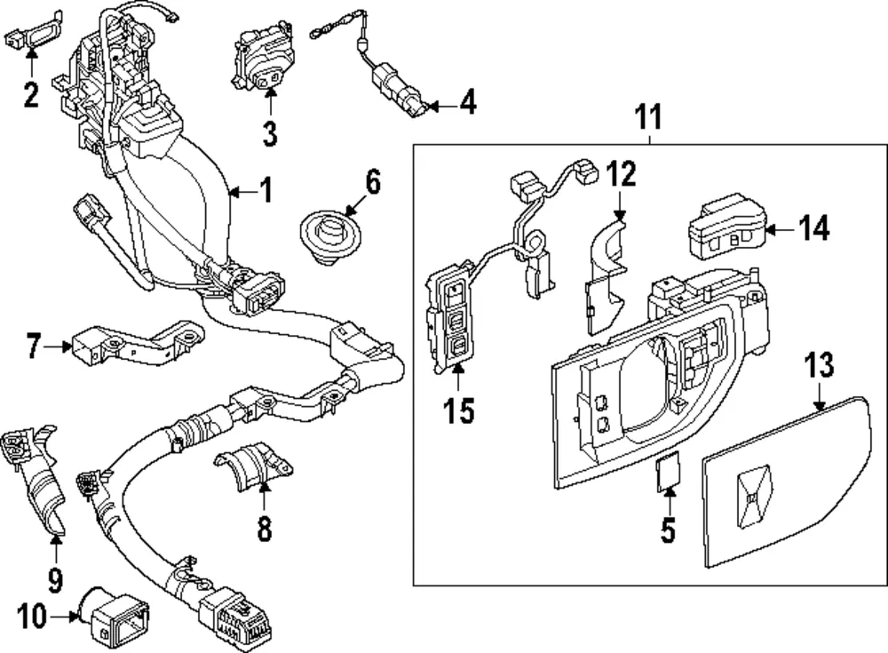 Charging Port - Kia (91683-DO040)