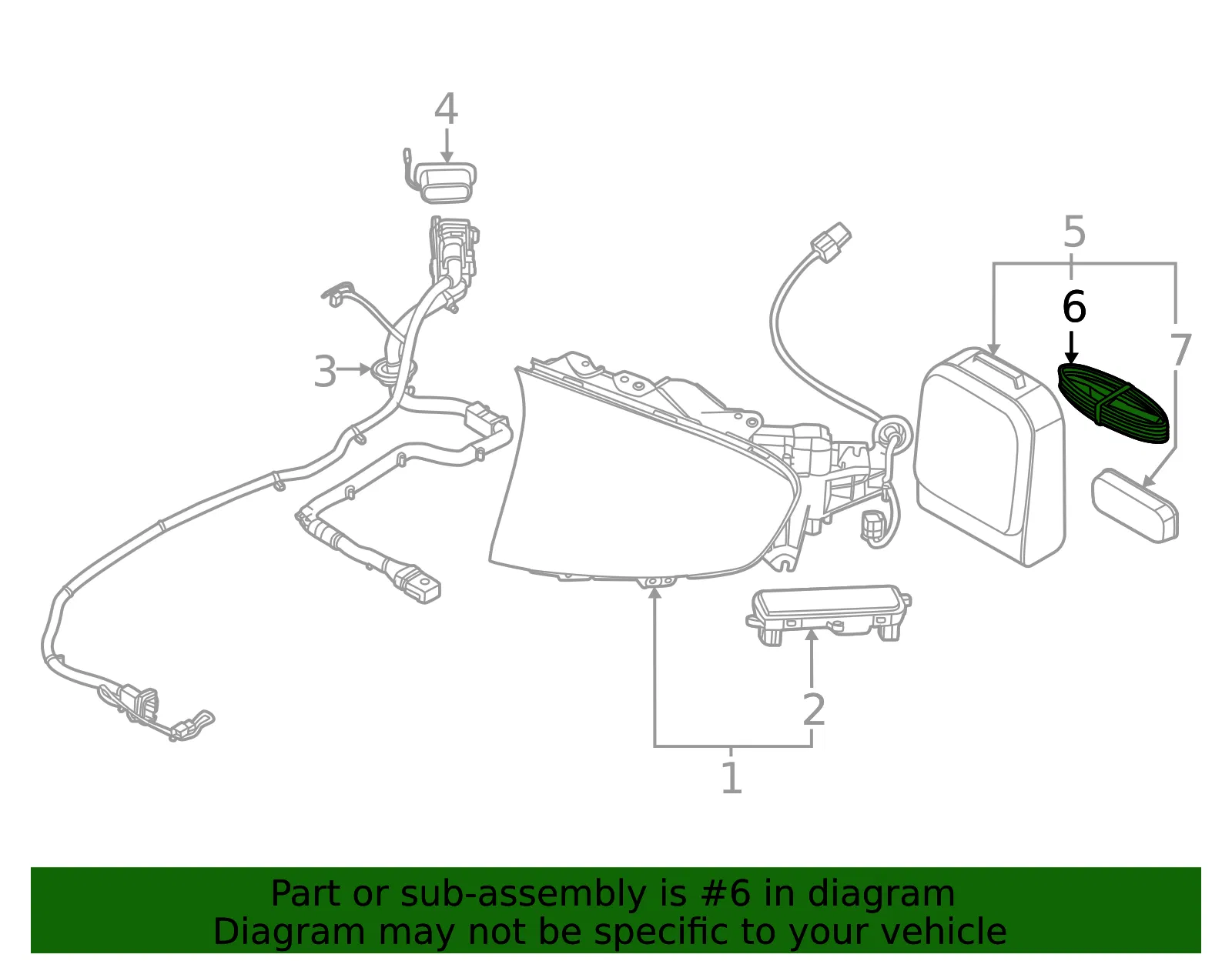 Wire Harness - Kia (91686-GI020) - view 2