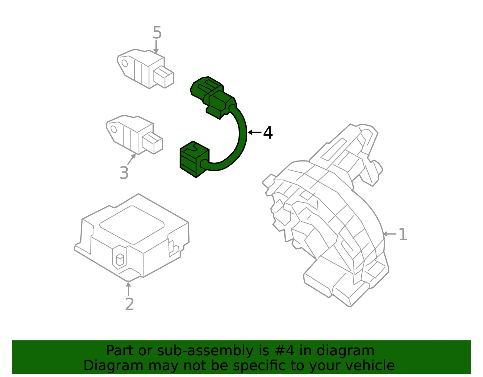 Wire - Driver's Side (LH) - Kia (91711-E4000) - view 2