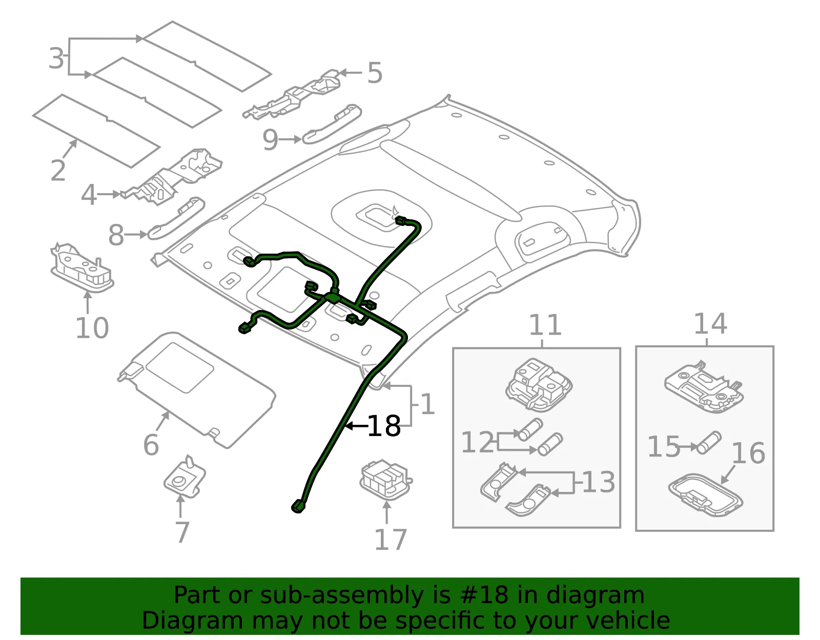Wire Harness - Kia (91801-1W030) - view 2