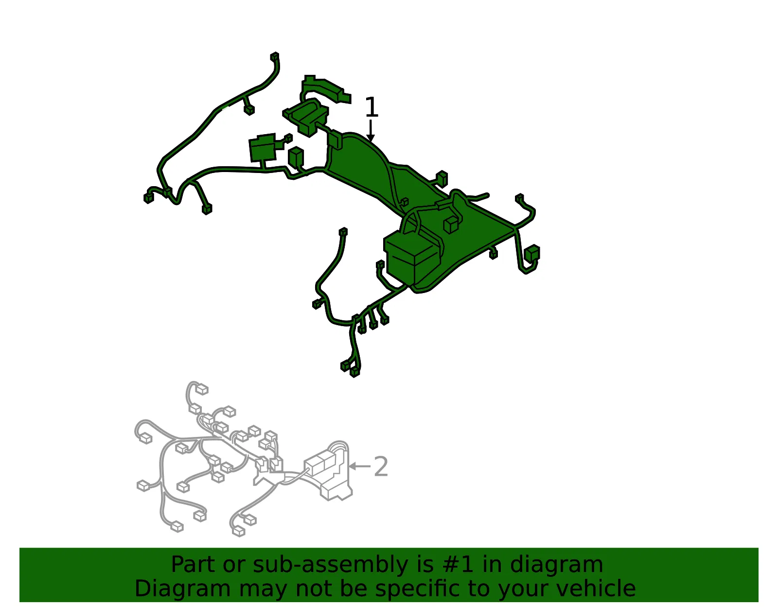 Wire Harness - Kia (91802-R0480) - view 2