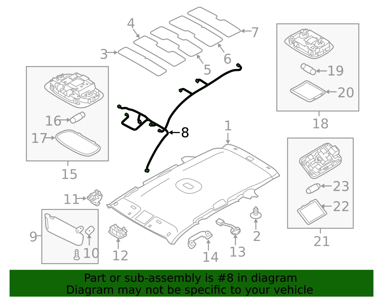 Wire - Kia (91805-1U012) - view 2