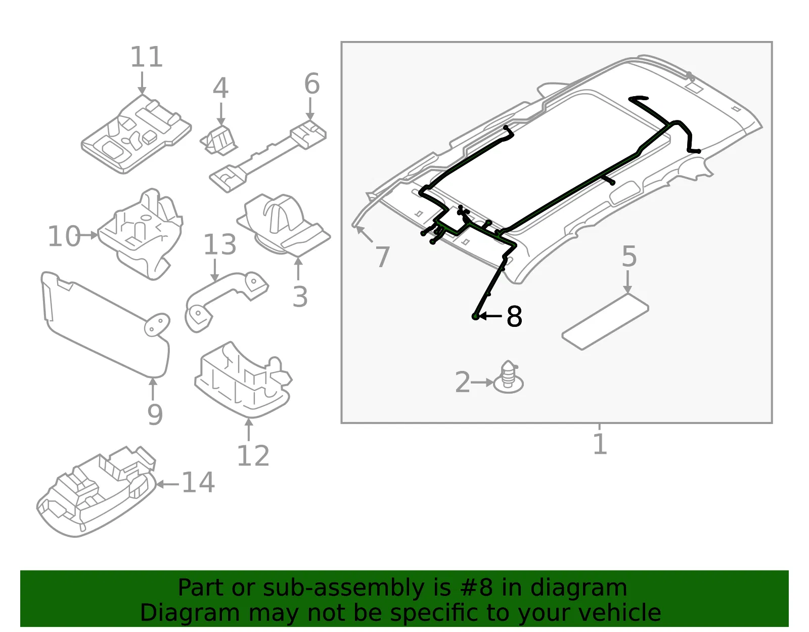 Wire Harness - Kia (91810-CH320) - view 2