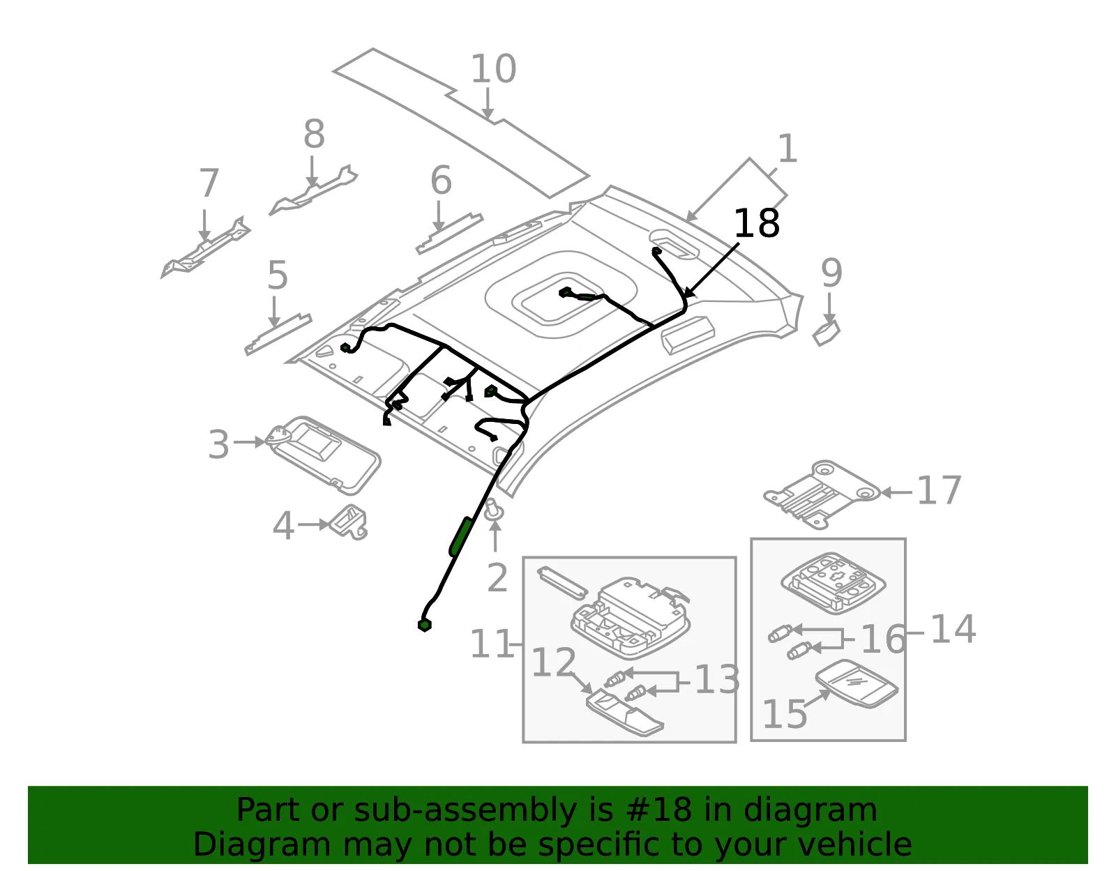 Wire Harness - Kia (91811-3F210) - view 2