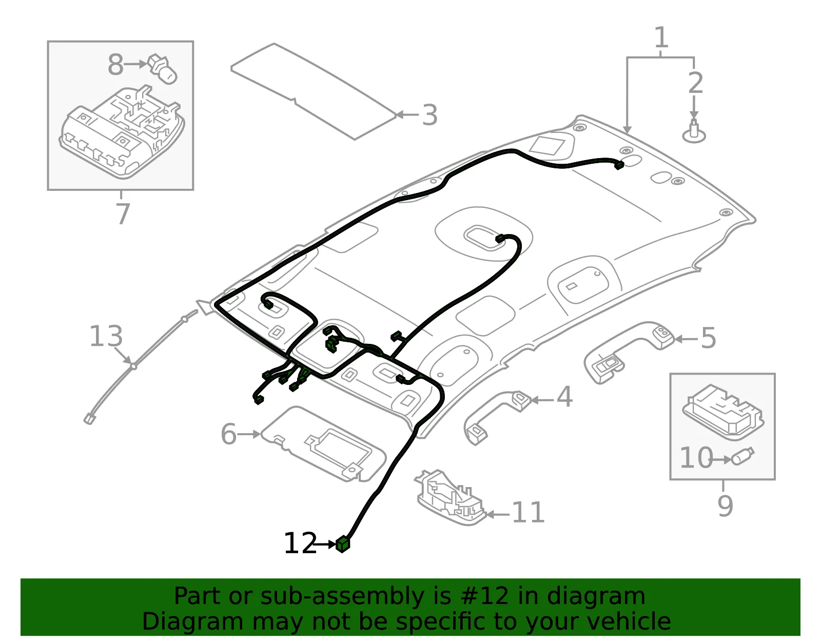 Wire Harness - Kia (91817-Q5650) - view 2