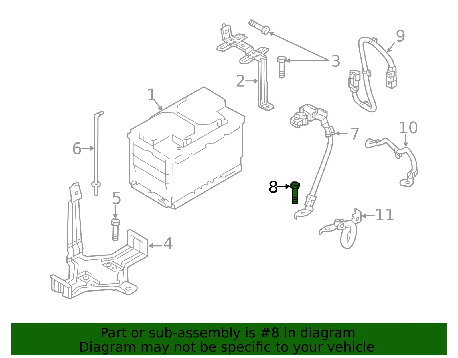 Sensor Bolt - Kia (91861-3S060) - view 2