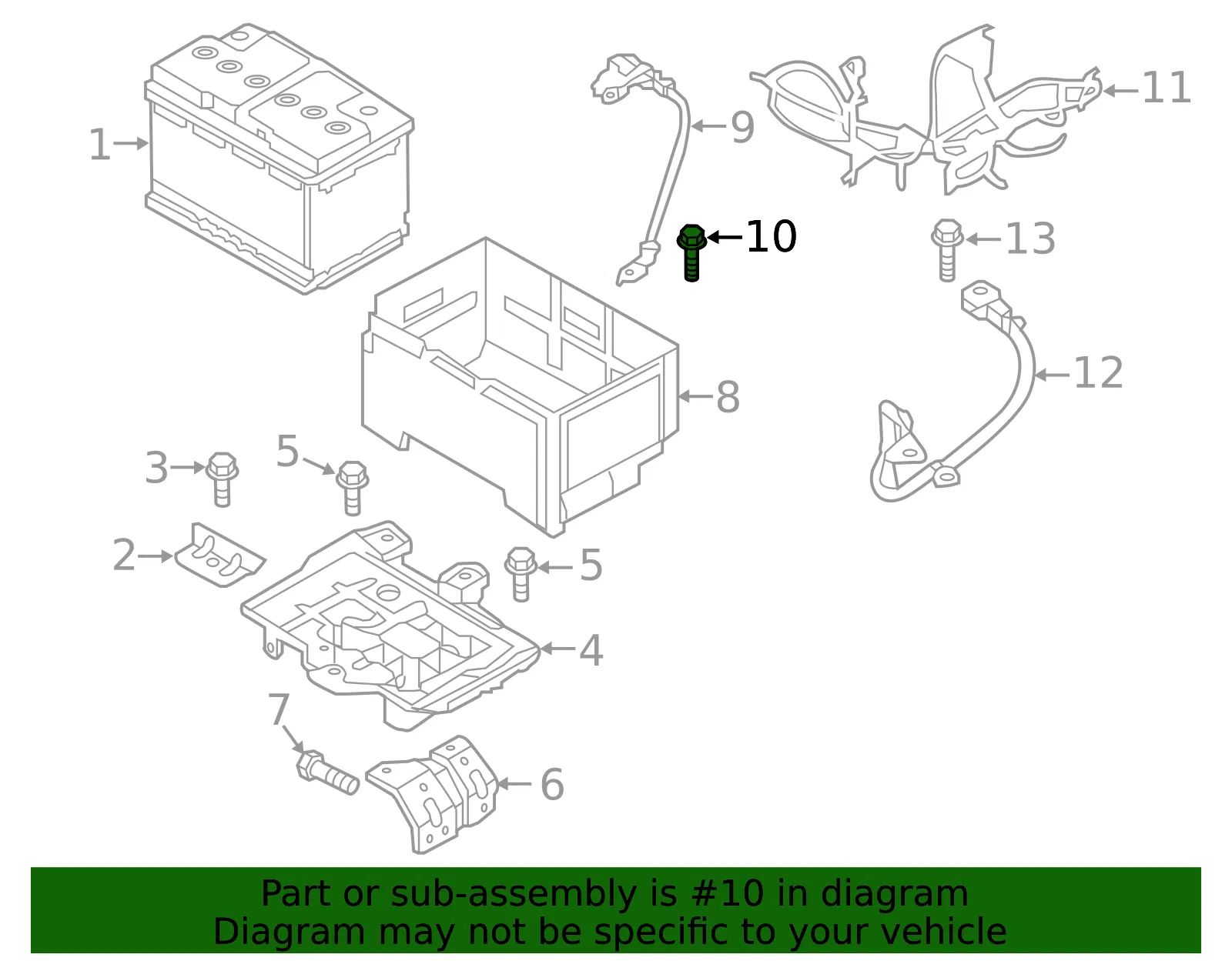 Sensor Bolt - Kia (91861-3S090) - view 2