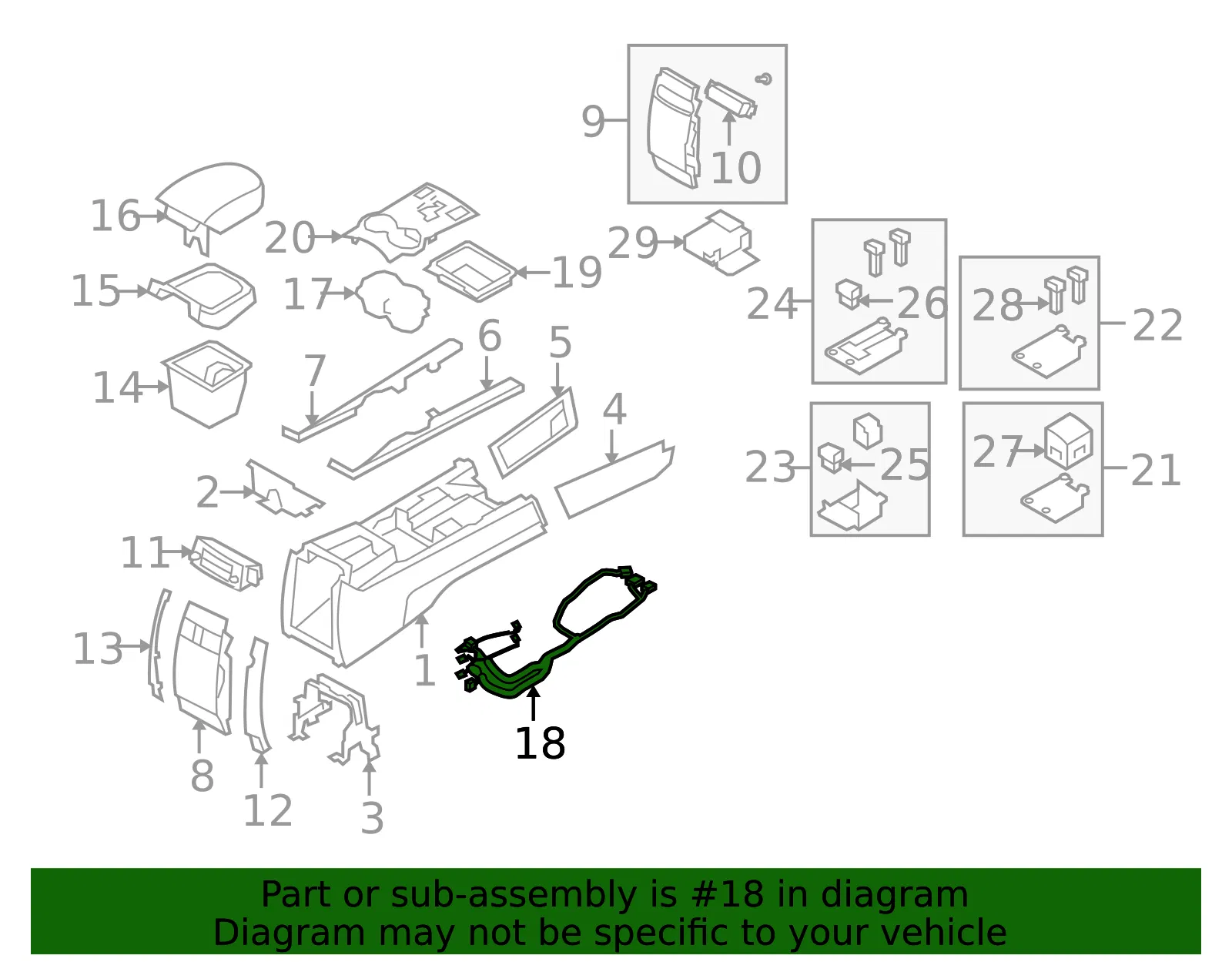Wire Harness - Kia (91875-2J500) - view 2
