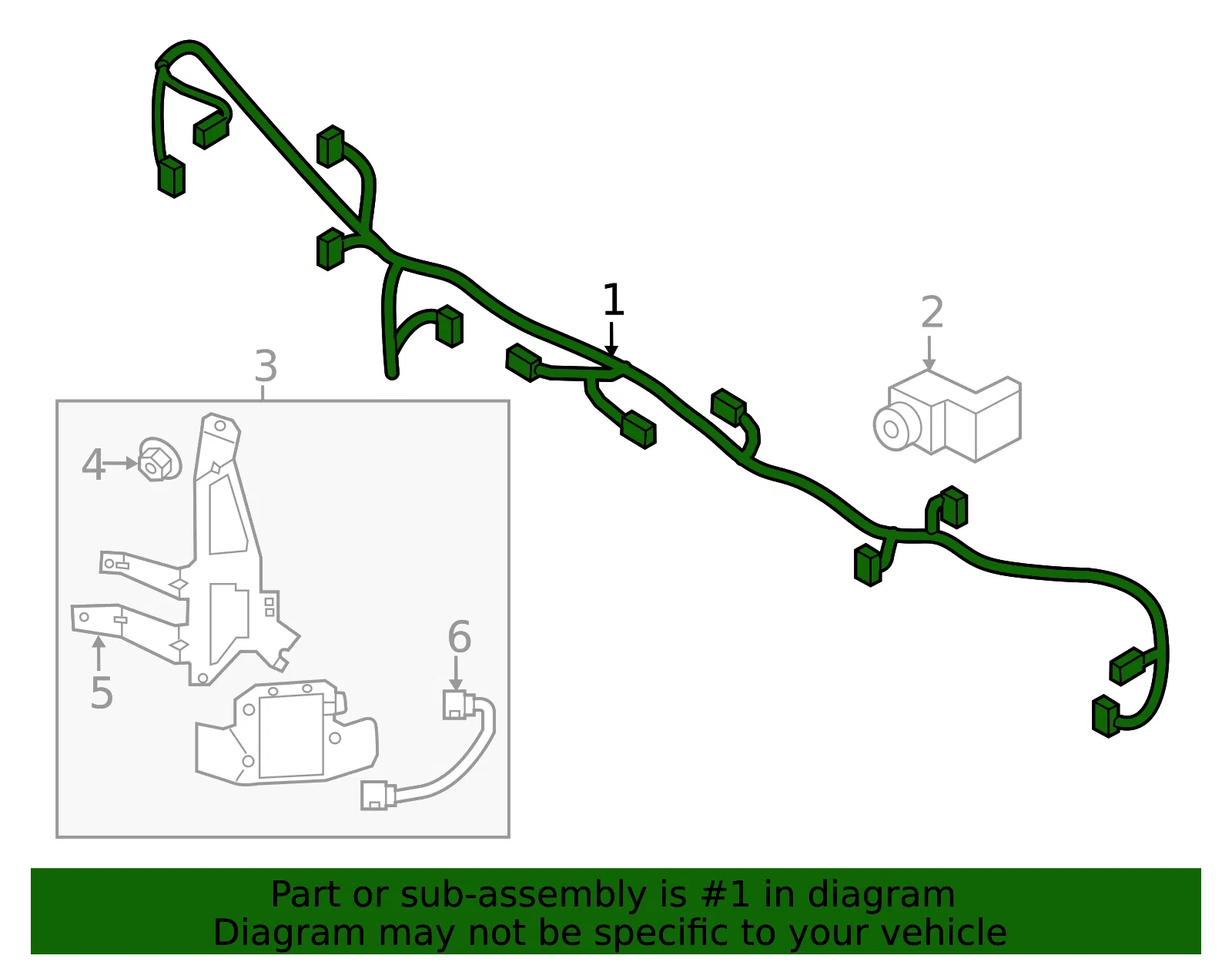 Wire Harness - Kia (91880-Q4010) - view 2