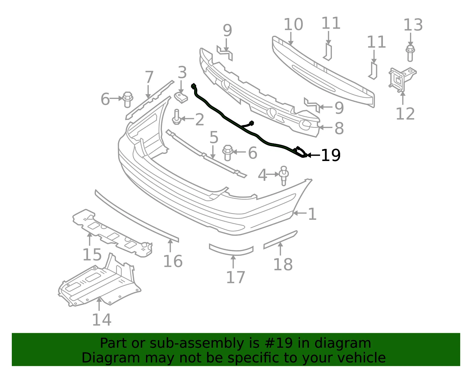 Wire Harness - Kia (91890-3F040) - view 2