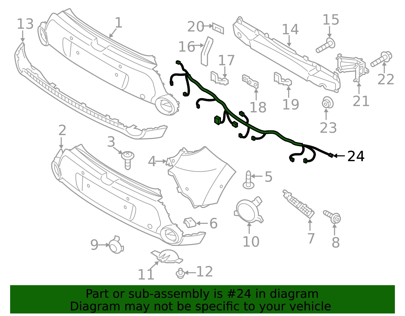 Wire Harness - Kia (91890-B2300) - view 2