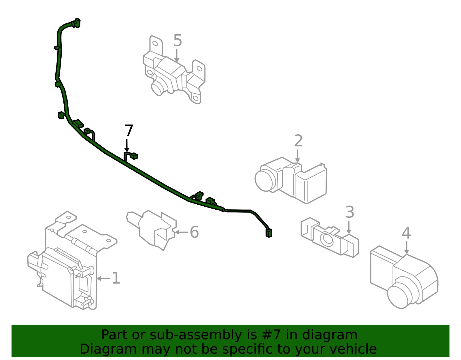 Harness - Kia (91890-CH760) - view 2