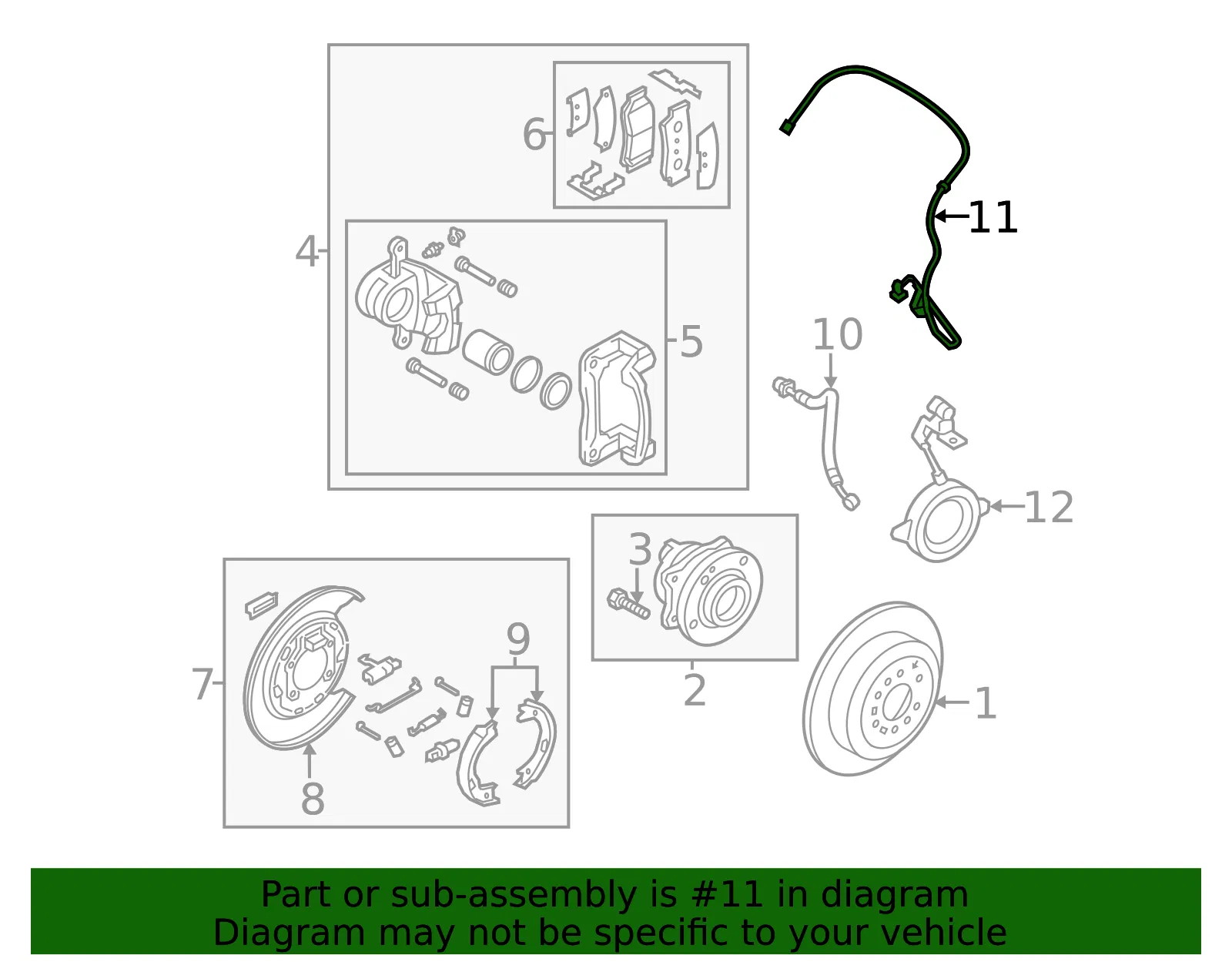 ABS Sensor Wire - Kia (91920-2W100) - view 2