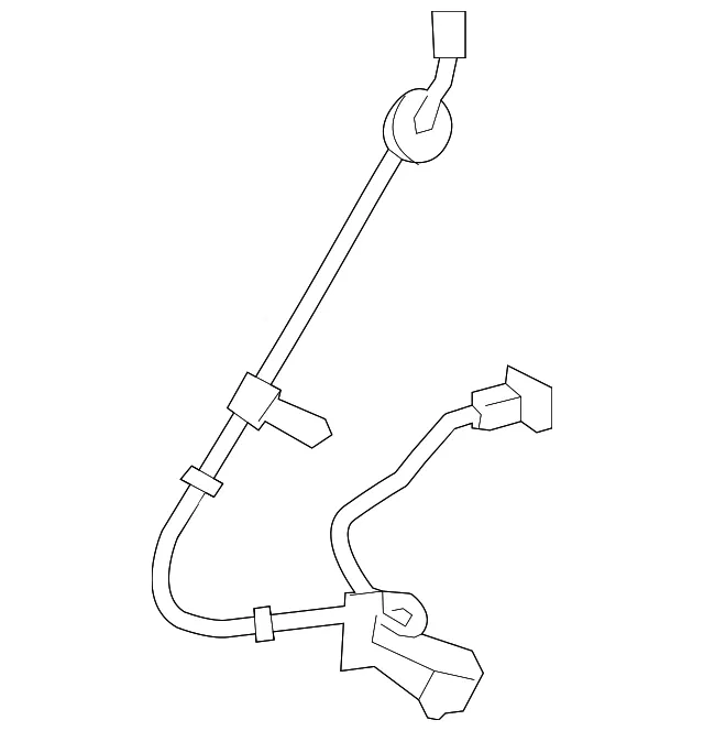 ABS Sensor Wire - Passenger Side (RH) - Kia (91921-1G000)