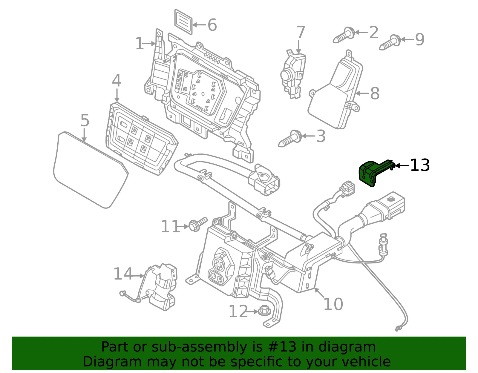 Socket & Wire Bracket - Kia (91931-AO040) - view 2