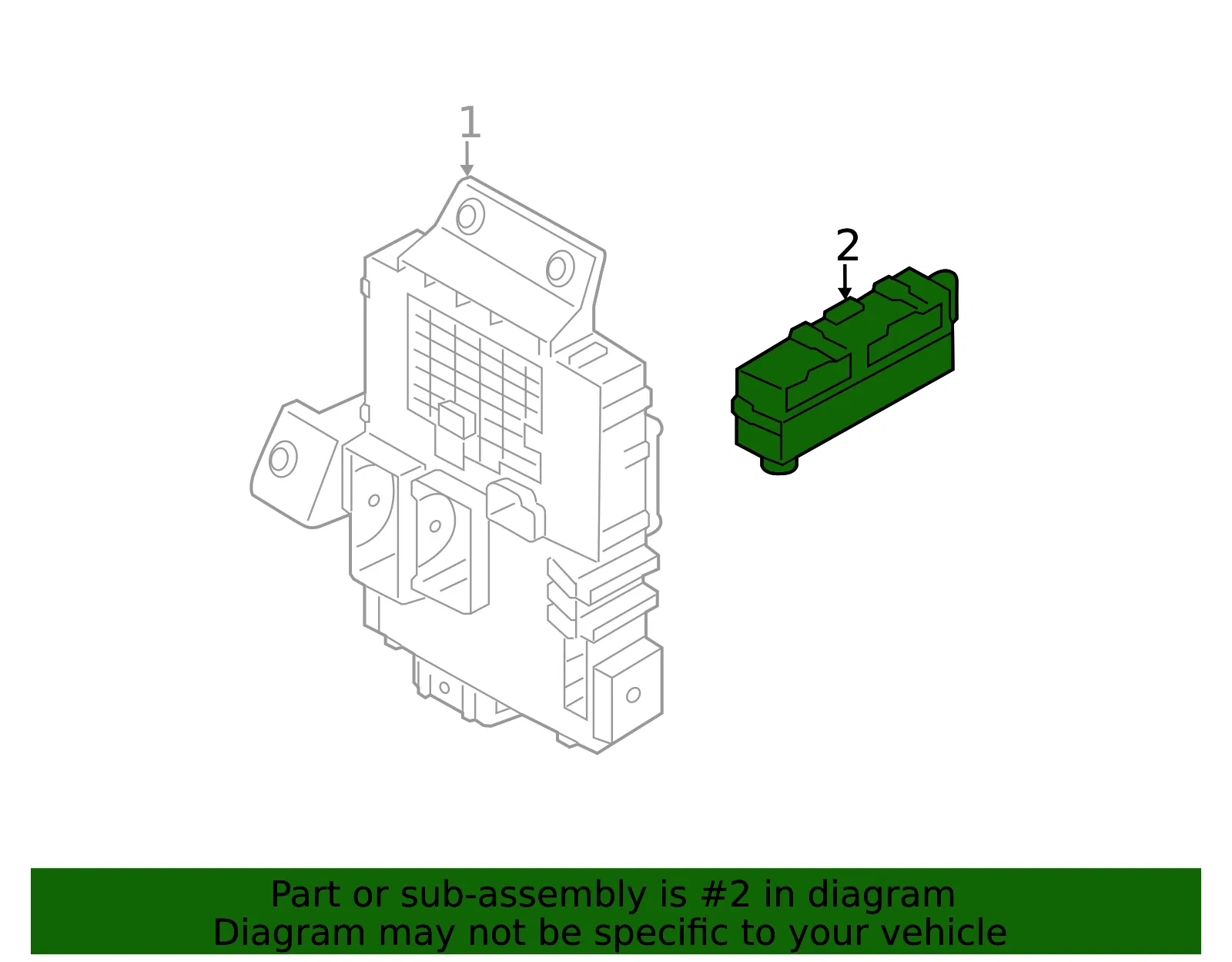 Relay Box - Kia (91940-A7010) - view 2