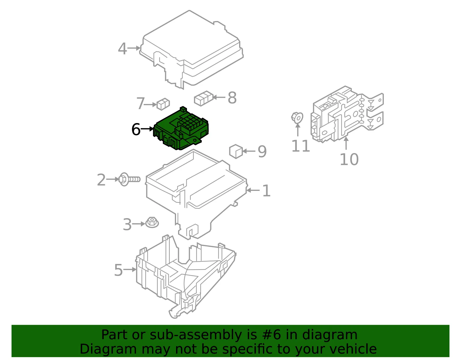 Fuse Box - Kia (91955-D9AH0) - view 2