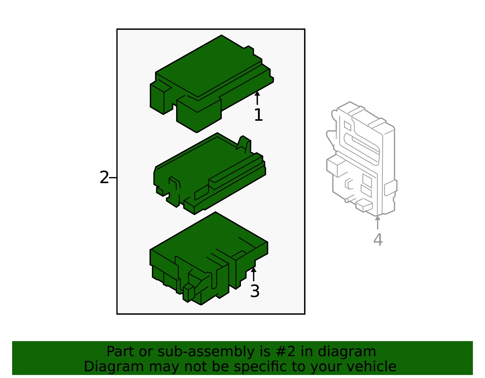 Fuse & Relay Box - Kia (91959-2F110) - view 2