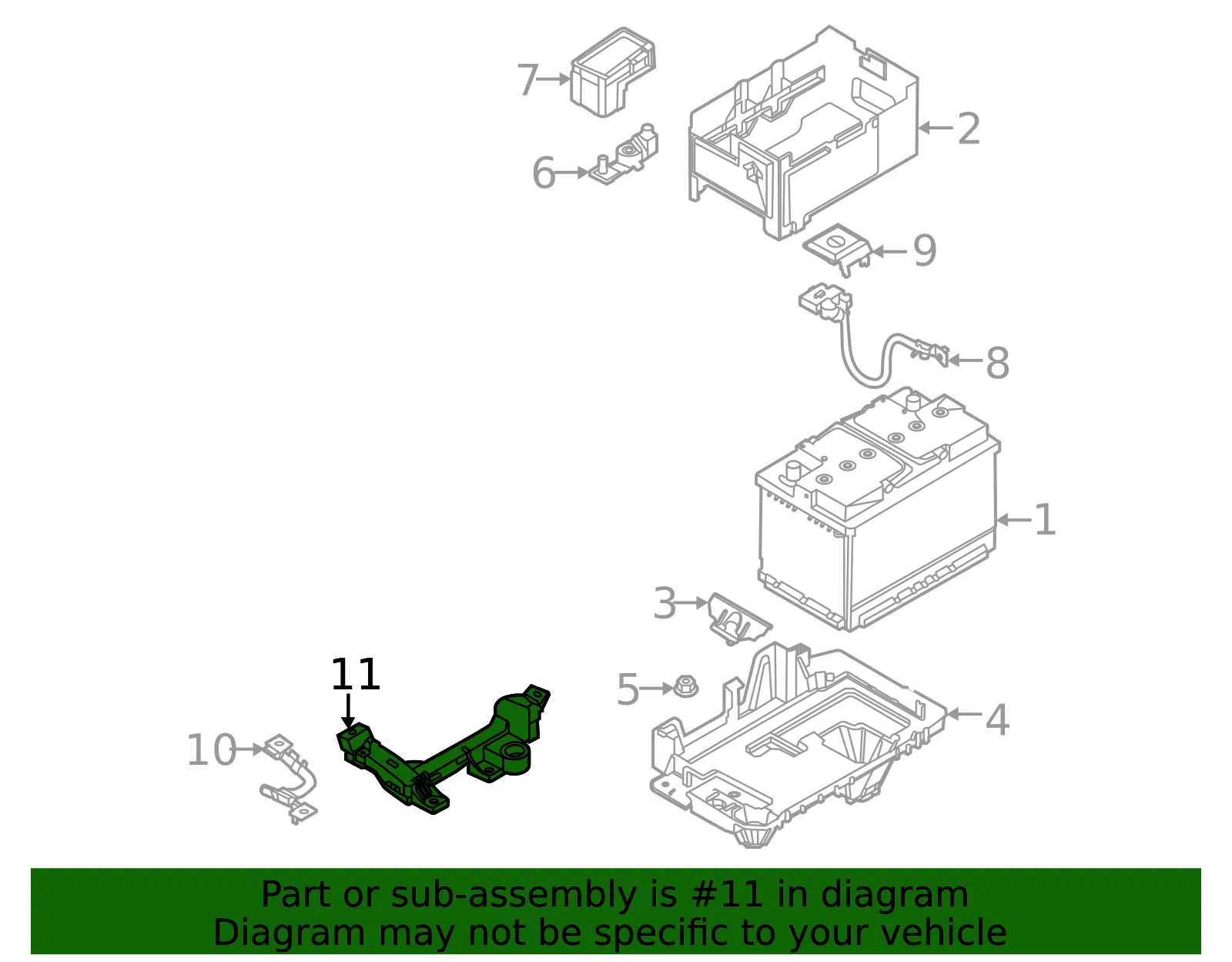 Battery Terminal Cover - Kia (91961-R0200) - view 2