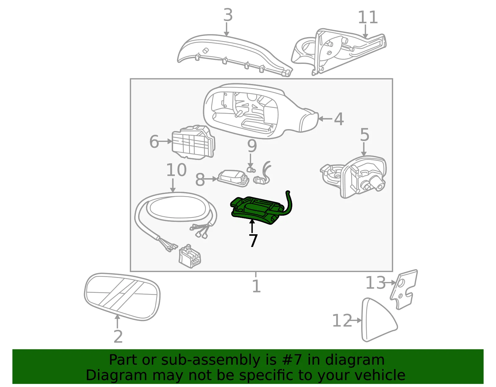 Sensor - Passenger Side (RH) - Volvo (9203138) - view 2