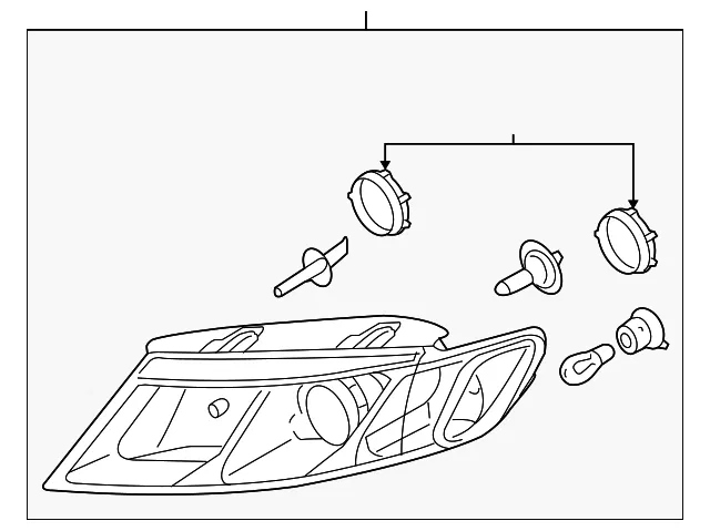 Headlamp Assembly - Kia (92101-2G560)