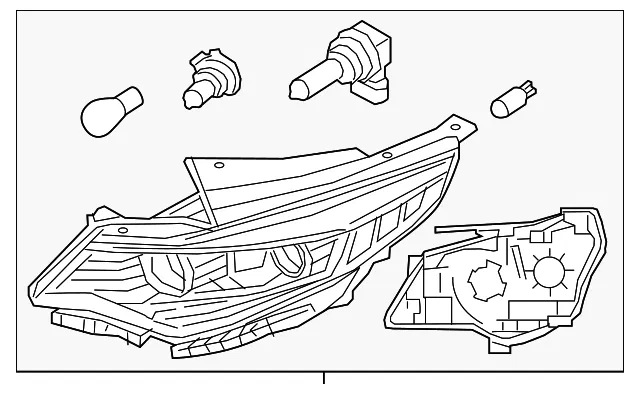 Headlamp Assembly - Driver's Side (LH) - Kia (92101-A8070)