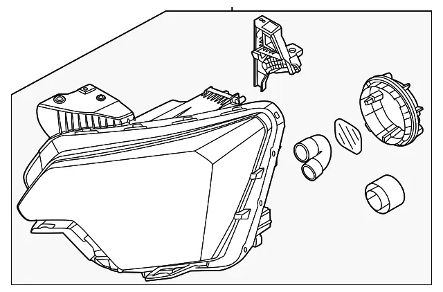 Headlamp Assembly - Kia (92101-AT150)