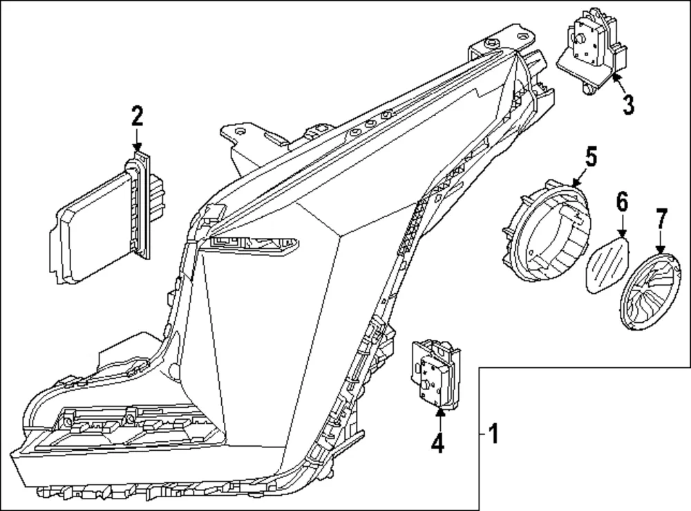 Headlamp Assembly - Kia (92101-DO020)