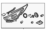 Headlamp Assembly - Kia (92101-G5600) - view 3