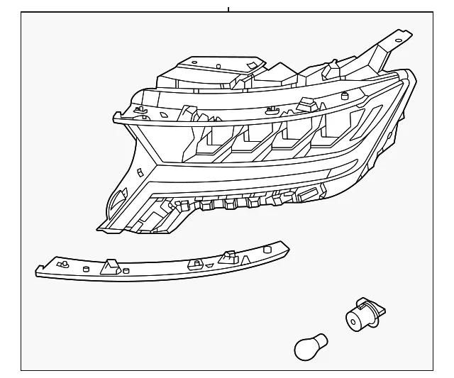 Headlamp Assembly - Kia (92101-R5200)