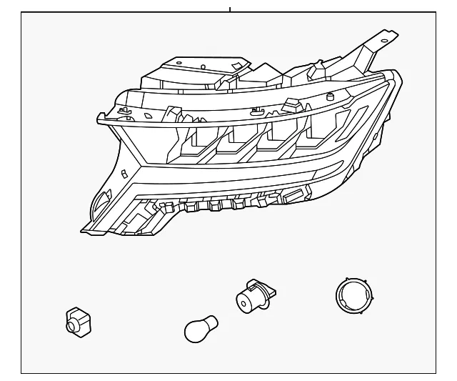 Headlamp Assembly - Kia (92101-R5600)