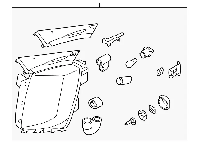 Headlamp Assembly - Driver's Side (LH) - Kia (92101-S9000)
