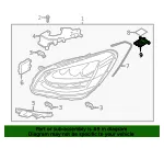 Headlight Control Module Bracket - Kia (92128-J6000) - view 4